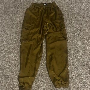 Lulu's Olive Green Track Pants